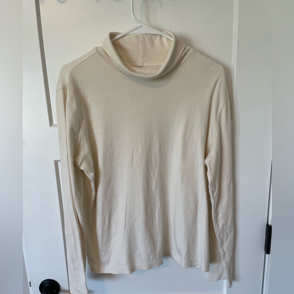 St. John's Bay Classic Cream Turtleneck